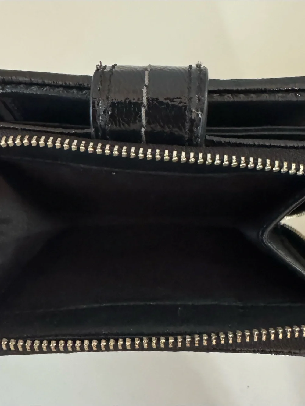Coach Black and Beige Signature Canvas Wallet